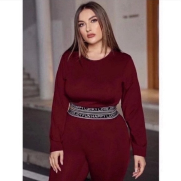 Legging & Crop Top Matching Pant Set - Picture 3 of 6